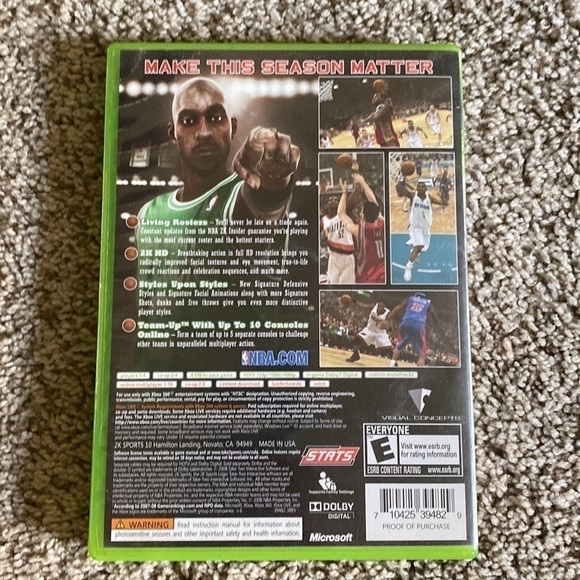 Xbox 360 NBA 2K9 Video Game - Picture 2 of 4
